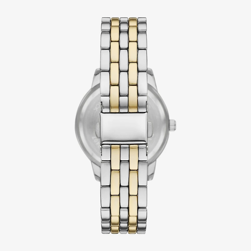 Womens Crystal Accent Two Tone 5-pc. Watch Boxed Set Fmdjset718