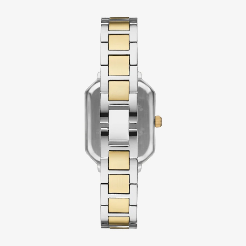 Geneva Womens Crystal Accent Two Tone Bracelet Watch Fmdjm299