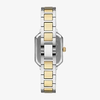 Geneva Womens Crystal Accent Two Tone Bracelet Watch Fmdjm299