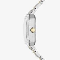 Geneva Womens Crystal Accent Two Tone Bracelet Watch Fmdjm299