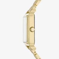 Geneva Womens Crystal Accent Gold Tone Bracelet Watch Fmdjm300