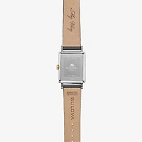 Bulova Frank Sinatra Mens Gray Leather Strap Watch 98a261