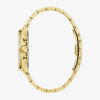 Bulova Diamond Mens Gold Tone Stainless Steel Bracelet Watch 98e113