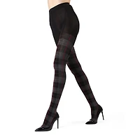 MeMoi Womens Tartan Plaid Sweater Tights
