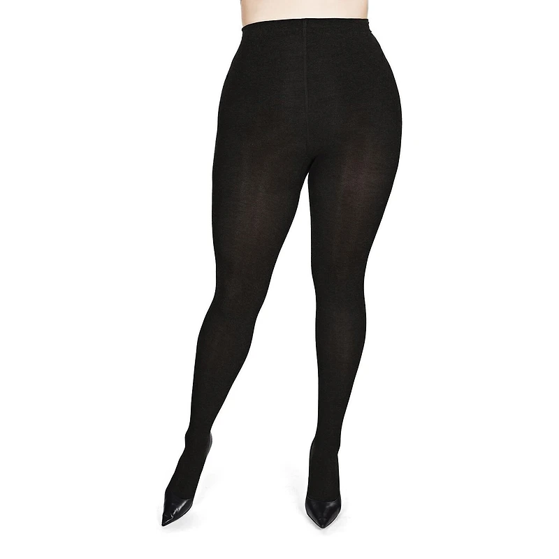 MeMoi Womens Flat Knit Sweater 1 Pair Tights