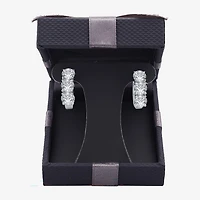 (H-I / Si2-I1) Womens 5 CT. T.W. Lab Grown White Diamond 14K Gold 18.9mm Hoop Earrings