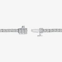 (I1/ I) Womens 4 CT. T.W. Lab Grown White Diamond 10K Gold 7 Inch OR 8 Tennis Bracelet