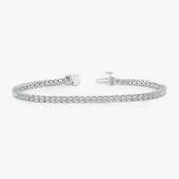 (I1/ I) Womens 4 CT. T.W. Lab Grown White Diamond 10K Gold 7 Inch OR 8 Tennis Bracelet