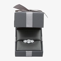 CT. T.W. Lab-Grown (G / SI1-SI2) Diamond Round 3-Stone Engagement Ring 14K Gold