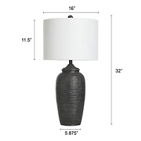 Stylecraft 32" Charlotte Resin Table Lamp
