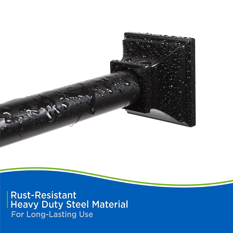 Kenney Shower Rods Rust Resistant Adjustable Curtain Rod