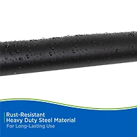Kenney Twist & Fit No Tools 48-84 Adjustable Tension Closet/Utility Curtain Rod