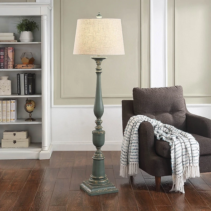Stylecraft Distressed Avignon Floor Lamp