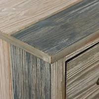 Sanibel 3 Drawer and Door Wooden Accent Cabinet