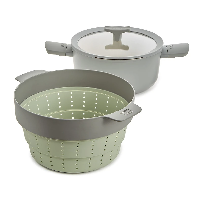 BergHOFF Balance Ceramic Non-Stick 3-pc. Steamer Set