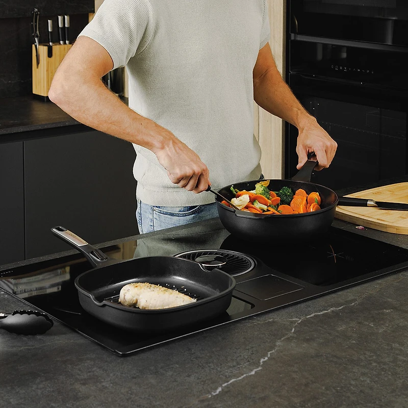 BergHOFF Leo Phantom Ceramic Non-Stick 3-pc. Cookware Set
