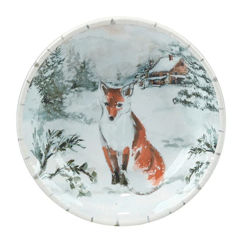 Certified International Winter's Frost 4-pc. Earthenware Soup Bowl