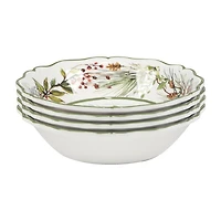 Certified International Winter Forest 4-pc.Melamine Ice Cream Bowl