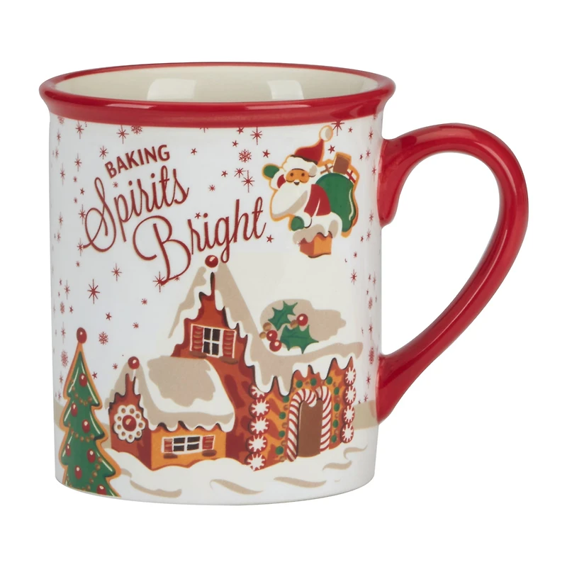 Certified International Santa's Retro 4-pc. Coffee Mug