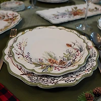 Certified International Winter Forest 4-pc. Melamine Salad Plate