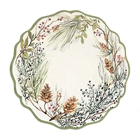 Certified International Winter Forest 4-pc. Melamine Dinner Plate