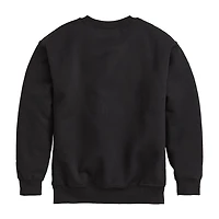 Disney Collection Boys Crew Neck Long Sleeve Mickey Mouse Sweatshirt