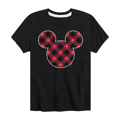 Disney Collection Boys Crew Neck Short Sleeve Regular Fit Mickey and Friends Mouse Graphic T-Shirt