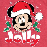 Disney Collection Boys Crew Neck Short Sleeve Regular Fit Mickey Mouse Graphic T-Shirt