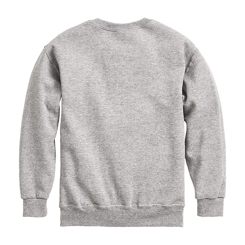Disney Collection Boys Crew Neck Long Sleeve Mickey Mouse Sweatshirt