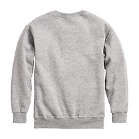 Disney Collection Boys Crew Neck Long Sleeve Mickey Mouse Sweatshirt