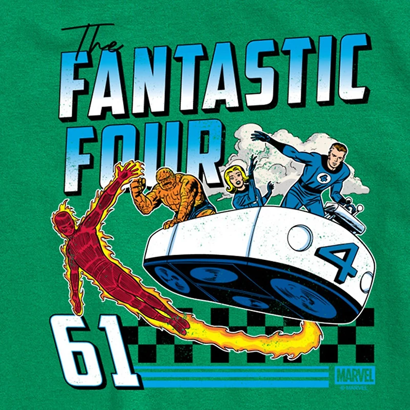 Disney Collection Boys Crew Neck Short Sleeve Regular Fit Marvel Graphic T-Shirt