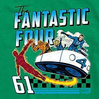 Disney Collection Boys Crew Neck Short Sleeve Regular Fit Marvel Graphic T-Shirt