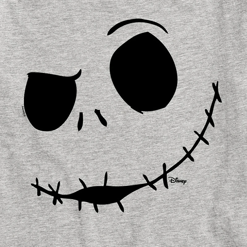 Disney Collection Boys Crew Neck Short Sleeve Regular Fit Nightmare Before Christmas Graphic T-Shirt