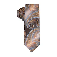 Van Heusen Orange Shaded Paisley Tie