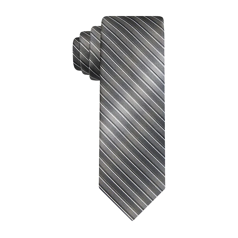 Van Heusen Peach Shaded Striped Tie