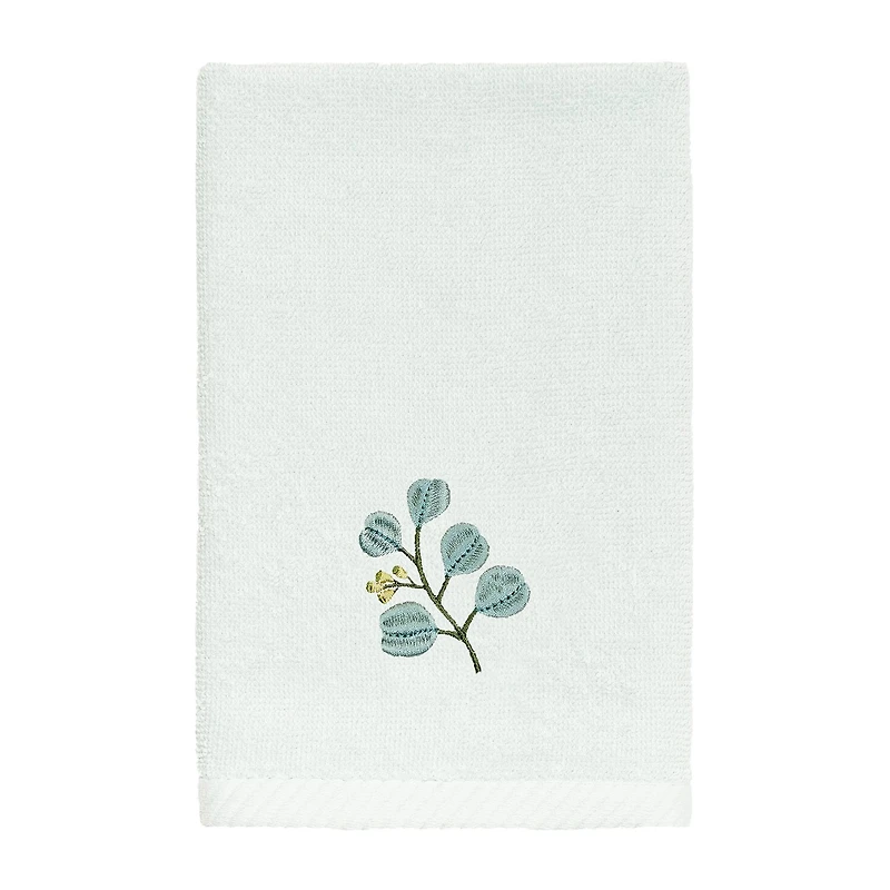 Linum Home Textiles Botanica 2-pc. Embellished Fingertip Towel