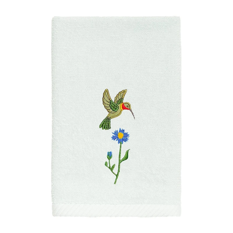 Linum Home Textiles Hada 2-pc. Embellished Fingertip Towel