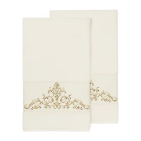 Linum Home Textiles Scarlet Embellished -pc. Bath Towel Set