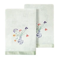 Linum Home Textiles Stella Embellished 2-pc. Bath Towel Set