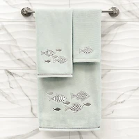 Linum Home Textiles Figi Embellished -pc. Bath Towel Set