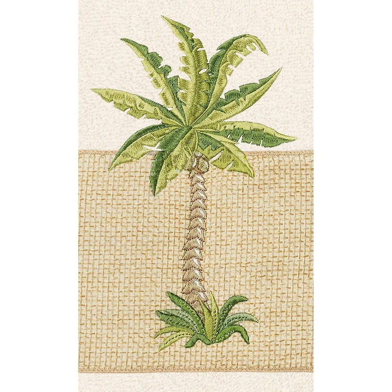 Linum Home Textiles Colton Embellished 2-pc. Bath Towel Set