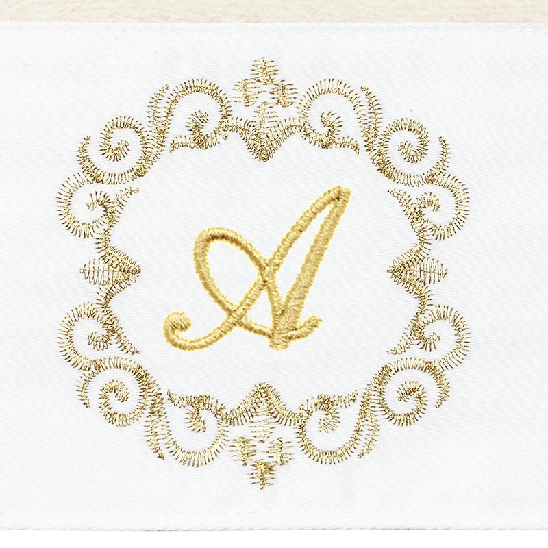 Linum Home Textiles Monica Gold 2-pc. Embellished Hand Towel