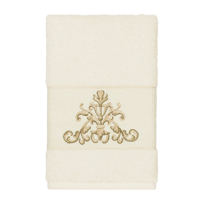Linum Home Textiles Scarlet Embellished Hand Towel