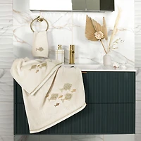 Linum Home Textiles Figi Embellished 2-pc. Bath Towel Set