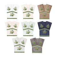 Linum Home Textiles Botanica Embellished -pc. Bath Towel Set