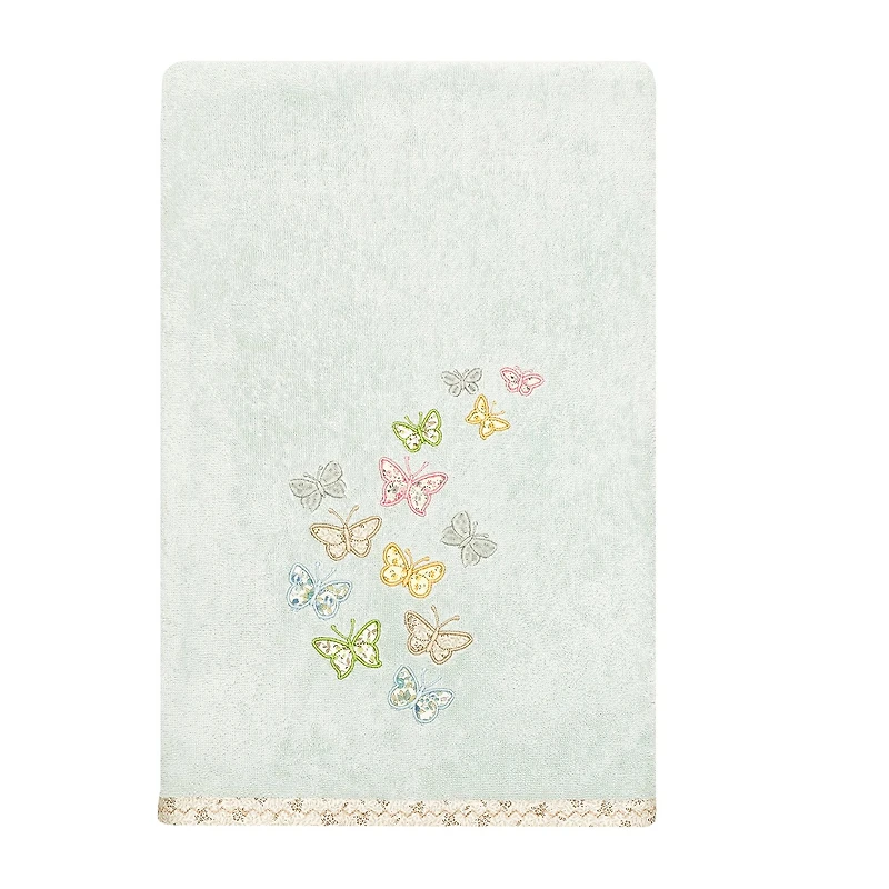 Linum Home Textiles Mariposa Embellished 3-pc. Bath Towel Set