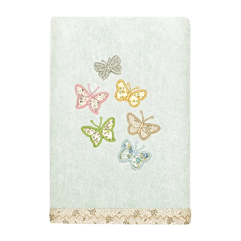 Linum Home Textiles Mariposa Embellished 3-pc. Bath Towel Set