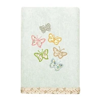 Linum Home Textiles Mariposa Embellished 3-pc. Bath Towel Set