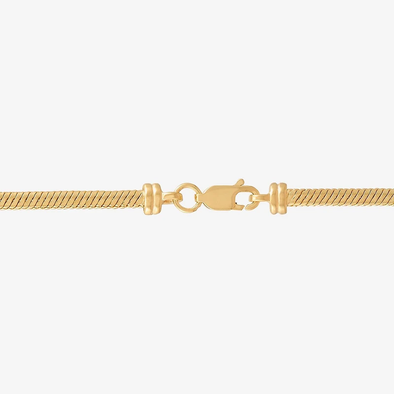 Made in Italy Womens 14K Gold 18 Inch Snake Chain Necklace