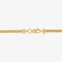Made in Italy Womens 14K Gold 18 Inch Snake Chain Necklace